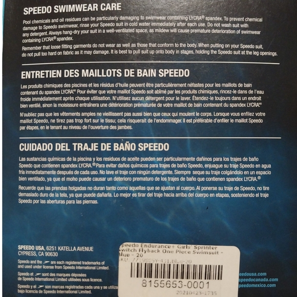 Speedo Women's Competitive Endurance + Sprinter Switch Flyback Swimsuit - Picture 11 of 12